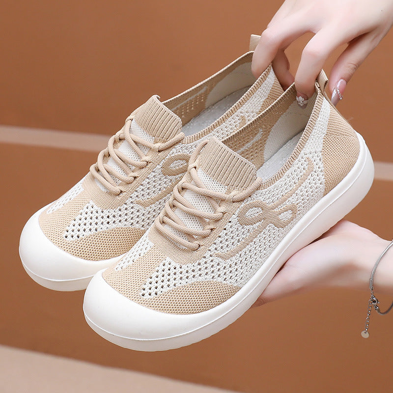 Female Retro Platform Sports Shoes Soft Bottom Comfortable - Belvar