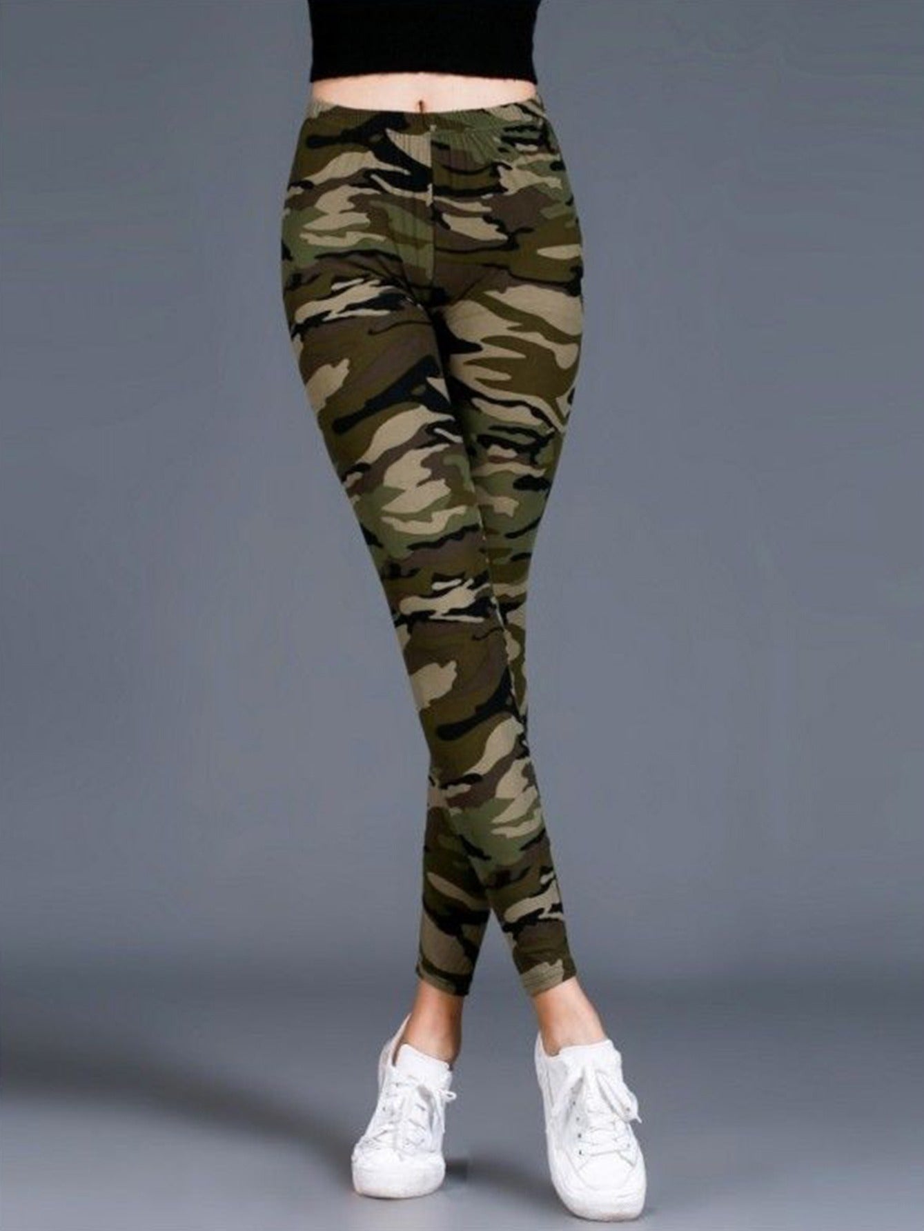[Floral Leggings] High Waist Floral Printed Women's Leggings | Casual Sweatpants Pants