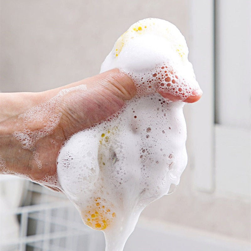 [Dishwashing Sponge] 5/10pcs Double Side Dishwashing Sponge - Pan Pot Dish Wash Sponges - Household Cleaning Tools - Kitchen Tableware - Dish Washing Brush